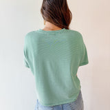 Golf Icon Striped Knit Top