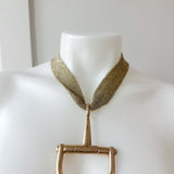 Horsebit Mesh Necklace
