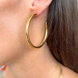 2" Gold C - Hoop