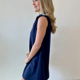 P. Cill Butter Modal Tennis Dress - Navy