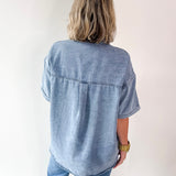 Light Wash Denim Top