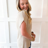 Ribbed Muscle Knit Top