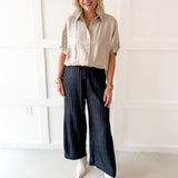 Balloon Sleeve Top- Champagne