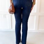 28" Slim Boot Wide Hem Seam Jean