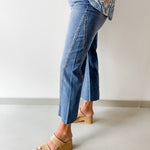 28" Straight Leg with Seam Details Jean