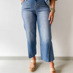 28" Straight Leg with Seam Details Jean
