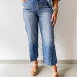 28" Straight Leg with Seam Details Jean