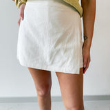 Basic Skort - White