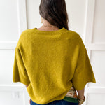 3/4 Sleeve Knit Top - Dijon