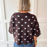 Polka Dot Knit Sweater