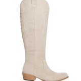 Knee High Western Boot - Sand