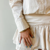 Drop Waist Mini Shirt Dress