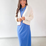 American Flag Contrast Stitch Cardigan