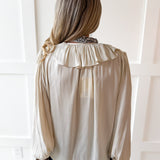 Peter Collar Blouse - Cream