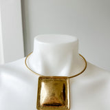 Textured Square Open Choker