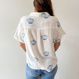 Shell Print Summer Shirt