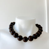 Ryleigh Beaded Necklace-Brown