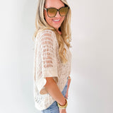 Textured Knit Top