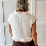 Game Day Tiger Intarsia knit Vest top