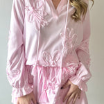 3D Floral Embroidered Motif Blouse