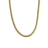 3mm Gold Herringbone Chain - 18"