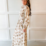 Equestrain Vintage Printed Dress