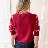 Short Sleeve Pattern Top