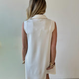 P. Cill Butter Modal Tennis Dress - Ivory