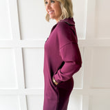 P.Cill Quarter Zip Dress- Port