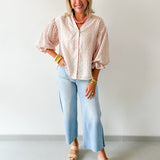 Floral Block Tencel Top