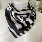 Zebra Print Sqaure Scarf