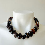 Stacked Bead Resin Necklace