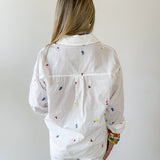Cocktail Details Buttoned Shirt