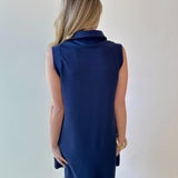 P. Cill Butter Modal Tennis Dress - Navy