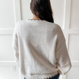 Dog Stitching Knit Sweater
