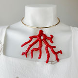 Coral Statement Choker