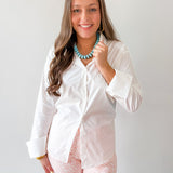 Open Back Button Up Top