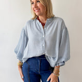 Gingham Bubble Blouse