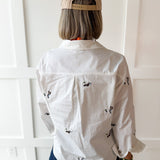 Duck Button Down Shirt - White