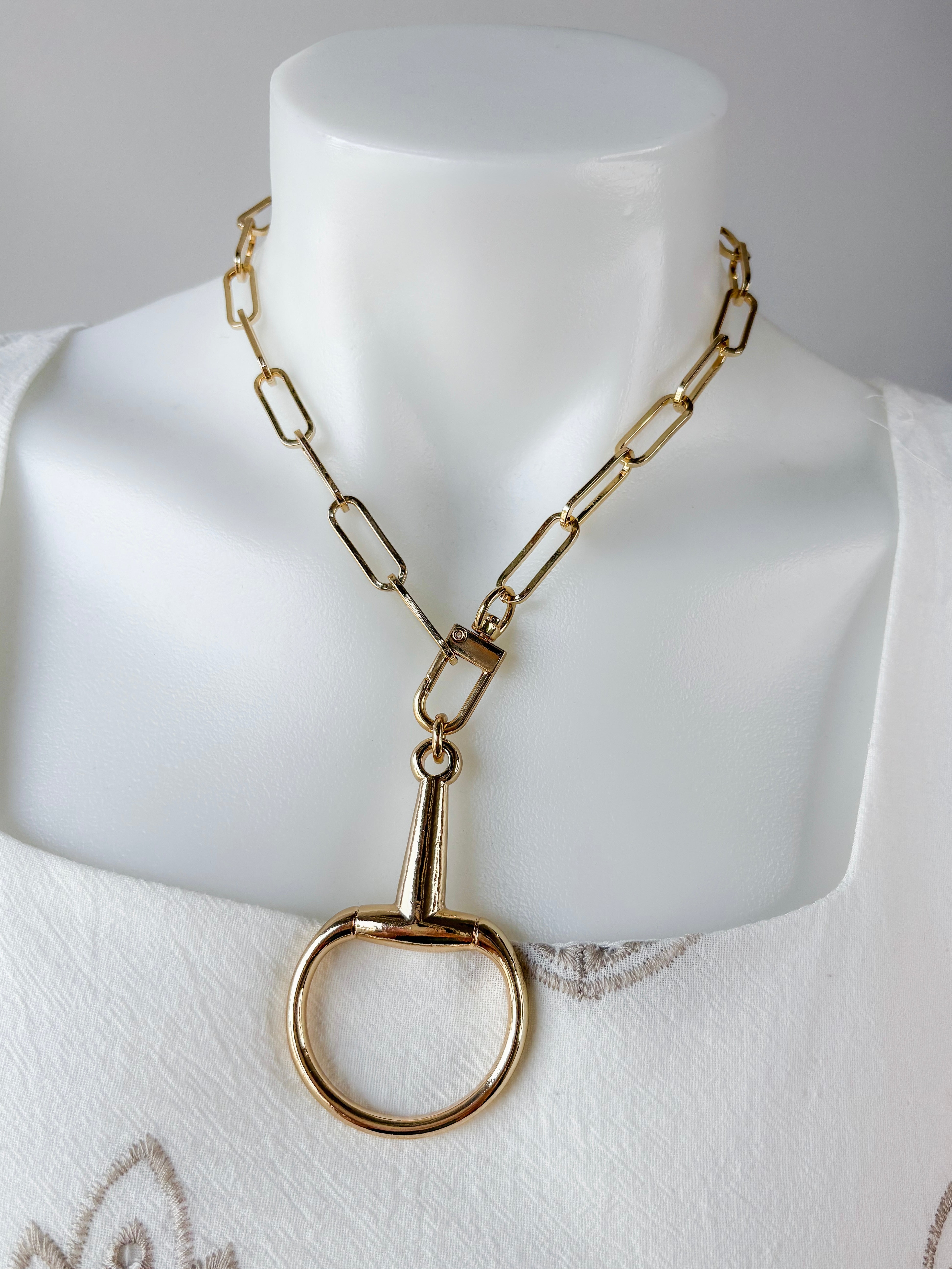 87960 Horsebit Chain Necklace