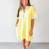 Front Zip Up Solid Casual Dress