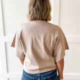 Sleeveless Knit Top - Oatmeal