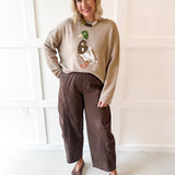 Everyday Comfy Pant - Brown