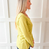 Cotton Slub Pocket Tee -Tea Leaf