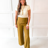 Boat Neck Short Sleeve Top - Ivory