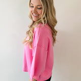 Mock Neck 3/4 Sleeve Sweater