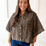 Cape Cardigan - Brown