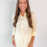 Butter Yellow Embellished Shirt