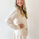 Drop Waist Mini Shirt Dress