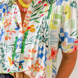 Button Front Collared Shirt